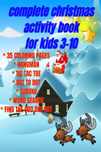 Complete Christmas Activity Book for Kids