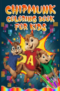 Chipmunk Coloring Book For Kids