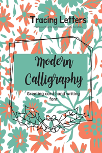 Modern Calligraphy Greeting card hand writing font