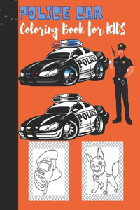 Police Car Coloring Book for Kids