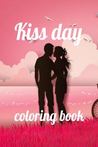 Kiss day coloring book