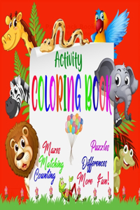 Activity Coloring Book