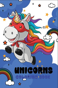 Unicorns coloring book