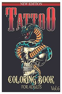 Tattoo Coloring Book for Adults