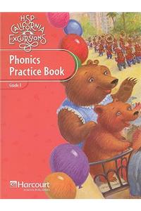 Harcourt School Publishers Storytown: Phonics Practice Book Student Edition Excursions 10 Grade 1