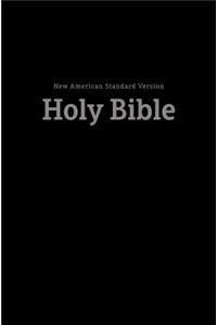 NASB, Value Pew and Worship Bible, Hardcover, Black, 1995 Text, Comfort Print