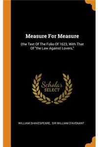 Measure For Measure