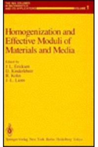 Homogenization and Effective Moduli of Materials and Media