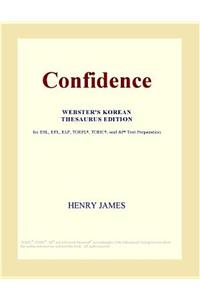 Confidence (Webster's Korean Thesaurus Edition)