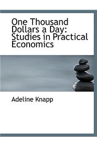 One Thousand Dollars a Day: Studies in Practical Economics (Large Print Edition)