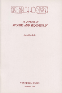 Quarrel of Apophis and Seqenenrec