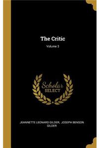 The Critic; Volume 3