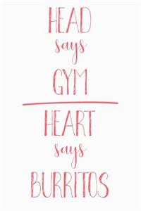 Head Says Gym Heart Says Burritos