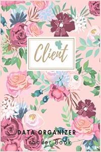 Client Data Organizer Book