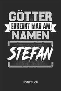 Götter erkennt man am Namen - Stefan - Notizbuch