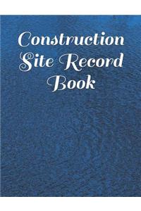 Construction Site Record Book