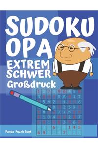 Sudoku Opa - Extrem Schwer - großdruck