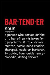 Bartender definition
