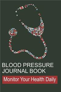 Blood Pressure Journal Book