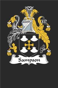 Sampson: Sampson Coat of Arms and Family Crest Notebook Journal (6 x 9 - 100 pages)