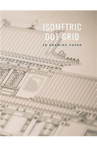 Isometric Dot Grid 3D Drawing Paper