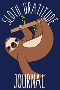 Sloth Gratitude Journal