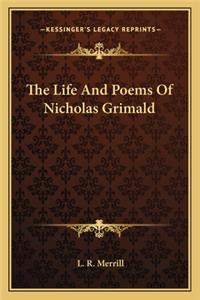 The Life and Poems of Nicholas Grimald