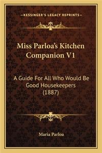 Miss Parloa's Kitchen Companion V1