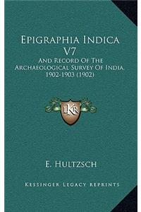 Epigraphia Indica V7