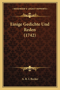 Einige Gedichte Und Reden (1742)