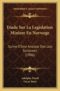 Etude Sur La Legislation Miniere En Norwege