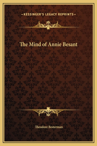 The Mind of Annie Besant