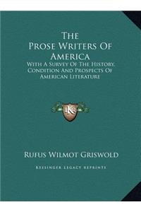 The Prose Writers Of America