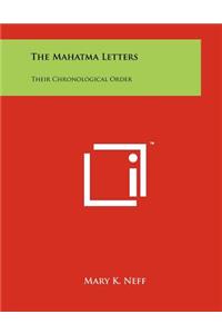 The Mahatma Letters