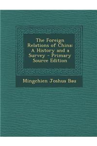 The Foreign Relations of China