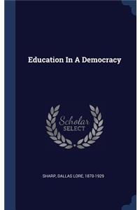 Education In A Democracy