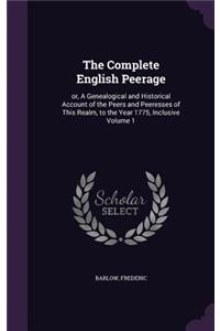 Complete English Peerage