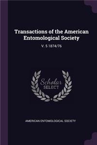 Transactions of the American Entomological Society