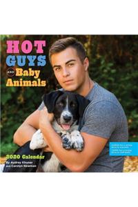 Hot Guys and Baby Animals 2020 Wall Calendar