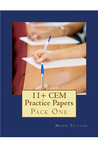 11+ Practice Papers - Cem: 2 Multiple-Choice Practice Papers Pack One