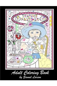 Teatime Pastimes - Adult Coloring Book