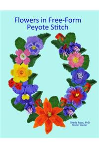 Flowers in Free-Form Peyote Stitch