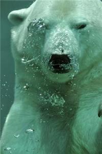 Awesome Polar Bear Swimming Underwater Journal