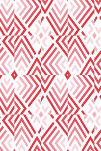 Ombre Red Geometric Pattern Notebook