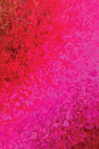 Abstract Pink and Gold Painted Notebook