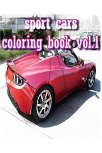 Sport Cars Coloring book Vol.1