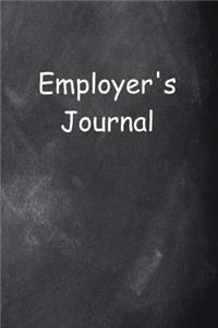 Employer's Journal Chalkboard Design