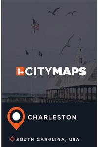 City Maps Charleston South Carolina, USA