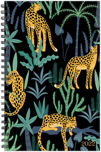 Leopard Print 2022 6.5 X 8.5 Softcover Weekly Planner