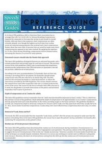 CPR Lifesaving Reference Guide (Speedy Study Guide)